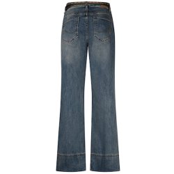 RED BUTTON Damen Hose SRB5096 Brielle – Vintage Jeans mit Scarf