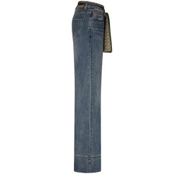 RED BUTTON Damen Hose SRB5096 Brielle – Vintage Jeans mit Scarf