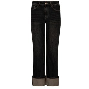 RED BUTTON Damen Hose SRB5076 Kim – Overdye Jeans in Browntinted