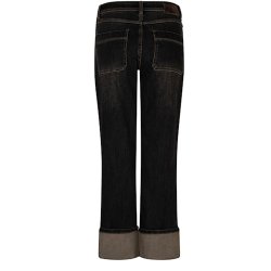 RED BUTTON Damen Hose SRB5076 Kim – Overdye Jeans in Browntinted