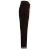 RED BUTTON Damen Hose SRB5163 Stella – Stretchige Samthose in Espresso