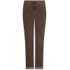 RED BUTTON Damen Hose SRB5163 Stella – Stretchige Samthose in Taupe