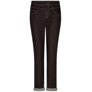 RED BUTTON Damen Hose SRB5086 Relax Colored Denim – Espresso
