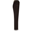 RED BUTTON Damen Hose SRB5086 Relax Colored Denim – Espresso