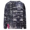 YIPPIE & HIPPIE Damen Sweatshirt S52‑505 – Tie‑Dye Sweater mit „Weekend“ Print