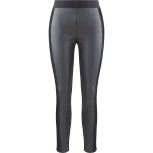 SPORTALM Damen Hose 650451 – Schmale Lederhose mit Gummibund in Schwarz