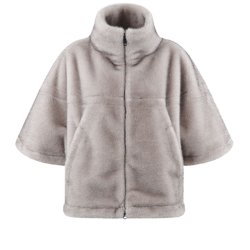 SPORTALM Damen Jacke 010453-5800 – Fake Fur Jacke...