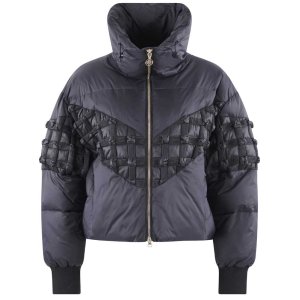 SPORTALM Damen Jacke 010467 – Outdoorjacke mit hohem Stehkragen Schwarz