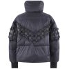 SPORTALM Damen Jacke 010467 – Outdoorjacke mit hohem Stehkragen Schwarz