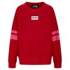 YIPPIE & HIPPIE Damen Sweatshirt W52‑518 – Sportlicher Sweater mit „DAY OFF 22“ Print in Rot