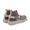 CRICKIT Damen Sneaker UMA – Stylischer High-Top Sneaker in Metallic-Look aus Leder mit elastischem Einsatz