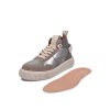 CRICKIT Damen Sneaker UMA – Stylischer High-Top Sneaker in Metallic-Look aus Leder mit elastischem Einsatz