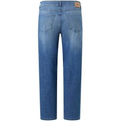 ANGELS Damen Jeans Evy 350-3600028-3358 – Straight Fit Jeans in Mid Blue Used