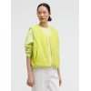 SENSES The Label Damen Weste SE2608‑3890‑24 – Teddyweste mit Druckknopfverschluss in Lime