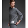 SENSES The Label Damen Sweatshirt SE2511‑3967‑22 – Feines Nadelstreifen Sweatshirt in Grau
