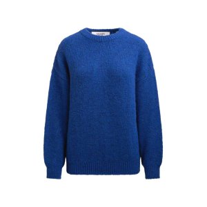 SENSES The Label Damen Pullover SE2606‑4774‑11 – Weicher Strickpullover in Royal Blue