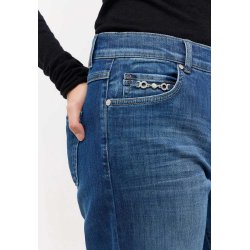ANGELS Damen Jeans Lara Glory 350-2923‑3358 – Wide Leg Jeans „West Coast Denim“ in Mid Blue Used