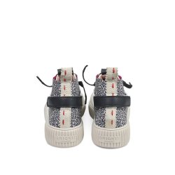 CRICKIT Damen Sneaker Maura 08371460‑43 UMA – Leichter Ledersneaker mit EASY‑IN Funktion in Weiß Leo