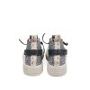 CRICKIT Damen Sneaker Maura 08371460‑43 UMA – Leichter Ledersneaker mit EASY‑IN Funktion in Weiß Leo