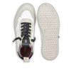 CRICKIT Damen Sneaker Maura 08371460‑43 UMA – Leichter Ledersneaker mit EASY‑IN Funktion in Weiß Leo