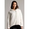 SANI BLU Damen Jacke 9302-02 – Strukturjacke mit Kapuze in Creme